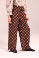 Pantalón ancho de cuadros