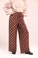 Pantalón ancho de cuadros