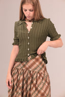 Cárdigan corto de punto