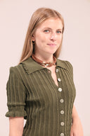 Cárdigan corto de punto