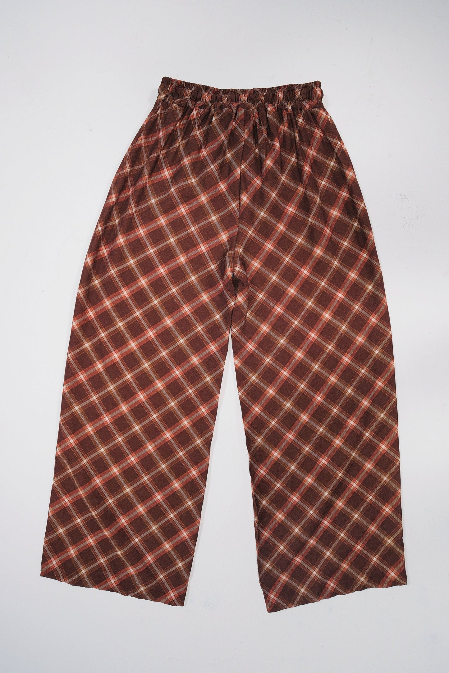 Pantalón ancho de cuadros