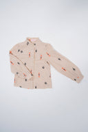 Blusa estampada de manga larga