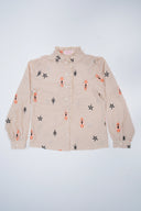 Blusa estampada de manga larga