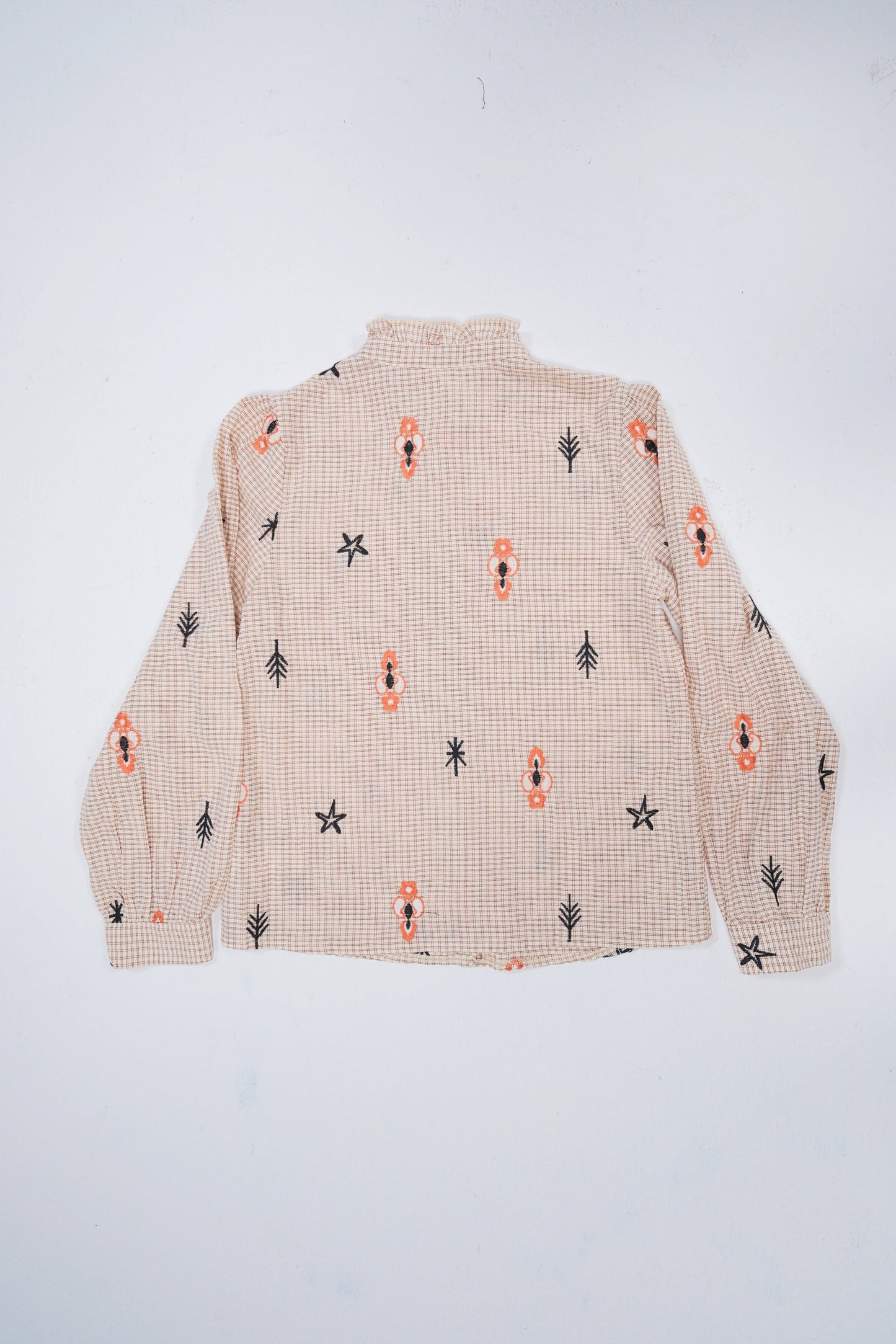 Blusa estampada de manga larga